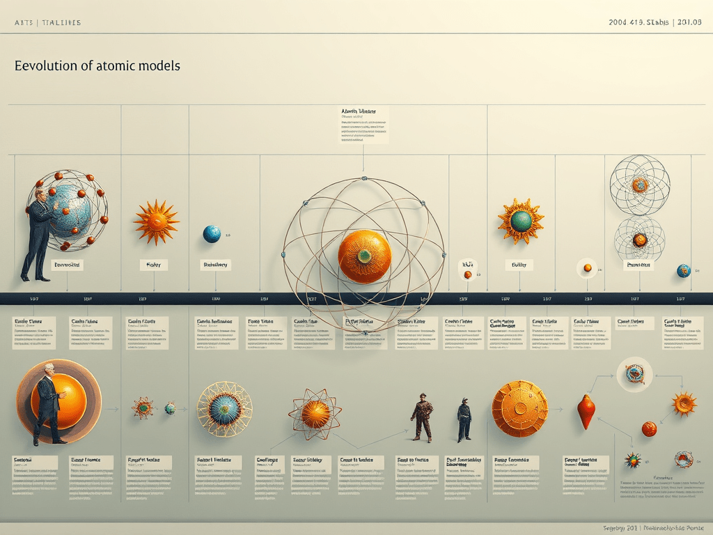 EVOLUCIÓN MODELOS ATÓMICOS