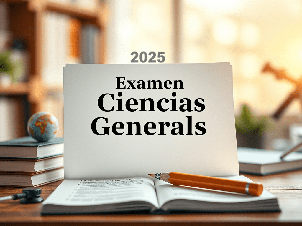 Examen Ciencias Generales (modelo PAU Madrid&nbsp;2025)